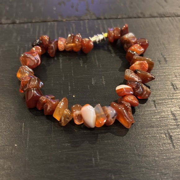 Elegant Brown Stone Bracelet - Picture 3 of 4